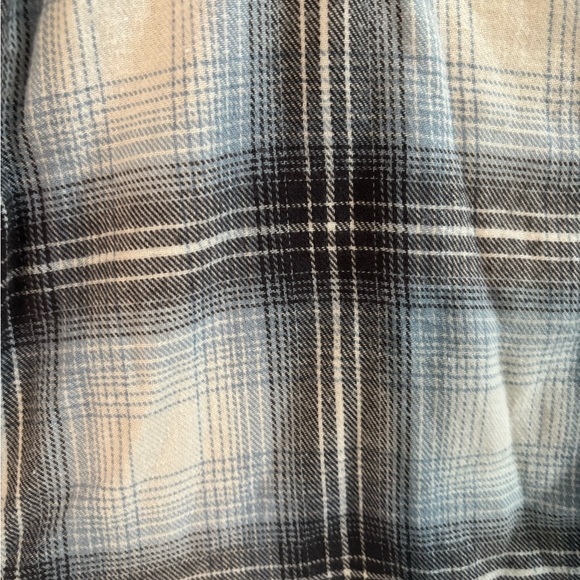 Torrid Blue and White Plaid Shirt Dress 100% Cotton Size 4X - Picture 6 of 8